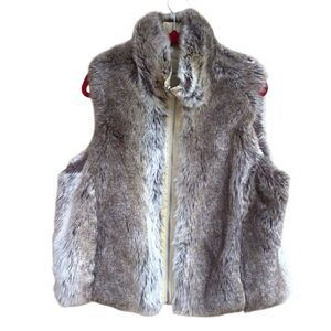 Weatherproof Garment Company Faux Fur Reversible Vest
